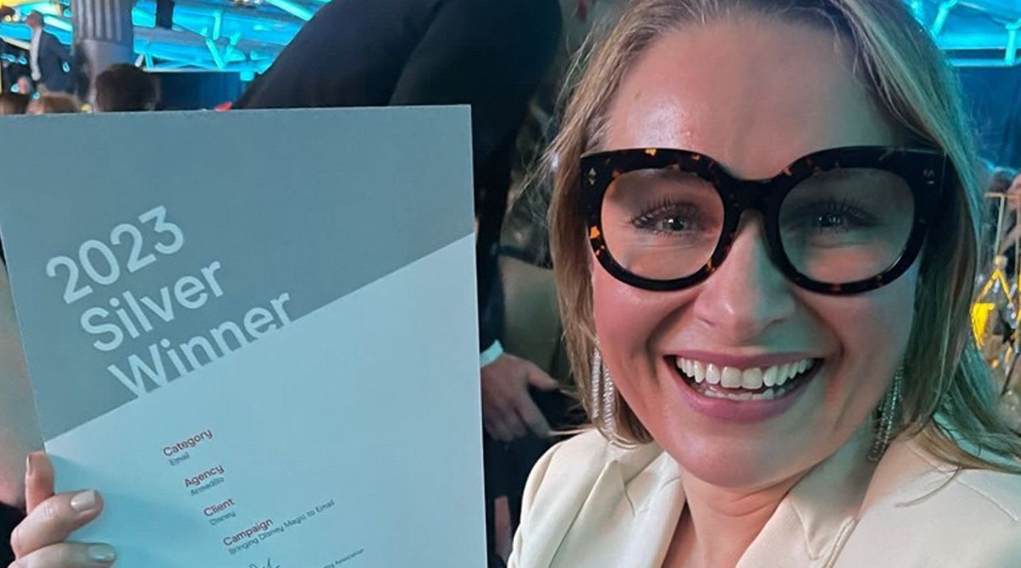 Woman smiling with certificate