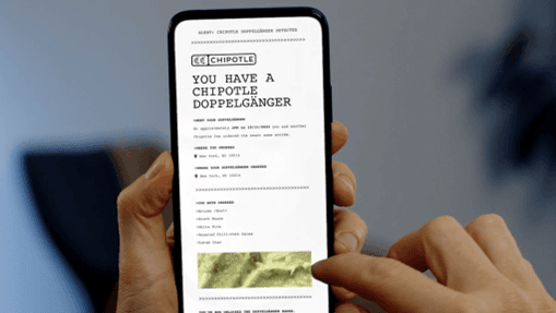 Chiptole promotion on a phone