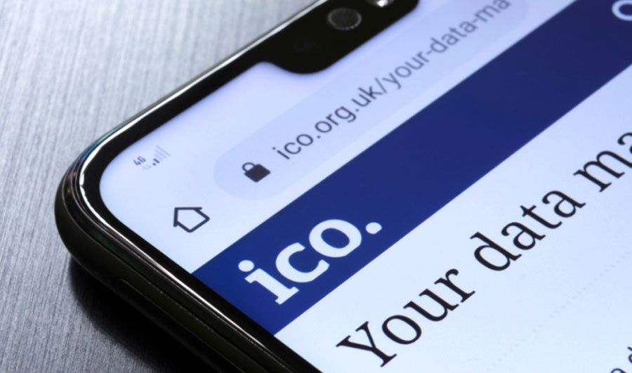 Corner of mobile phone