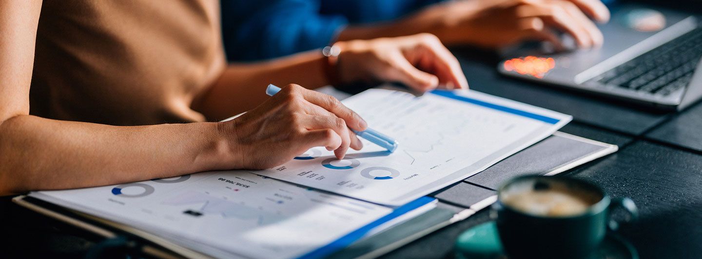 People looking at data