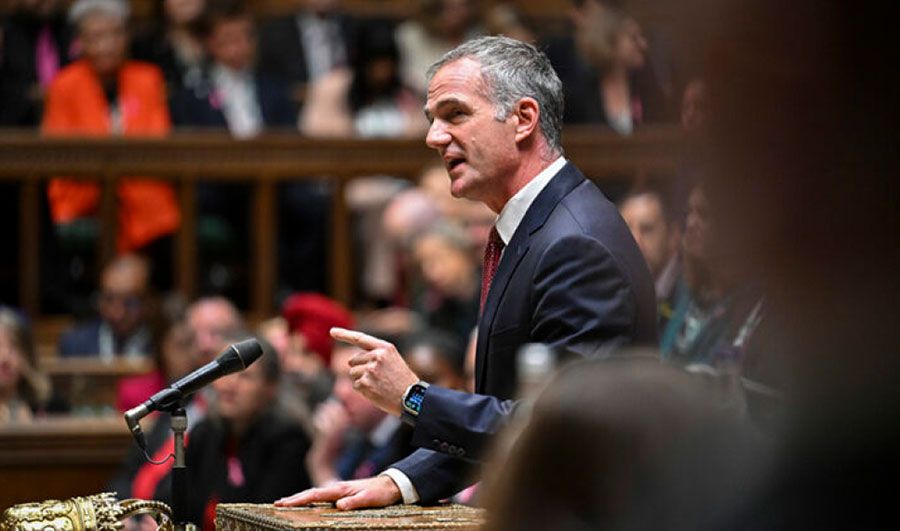 Man talking in parliment