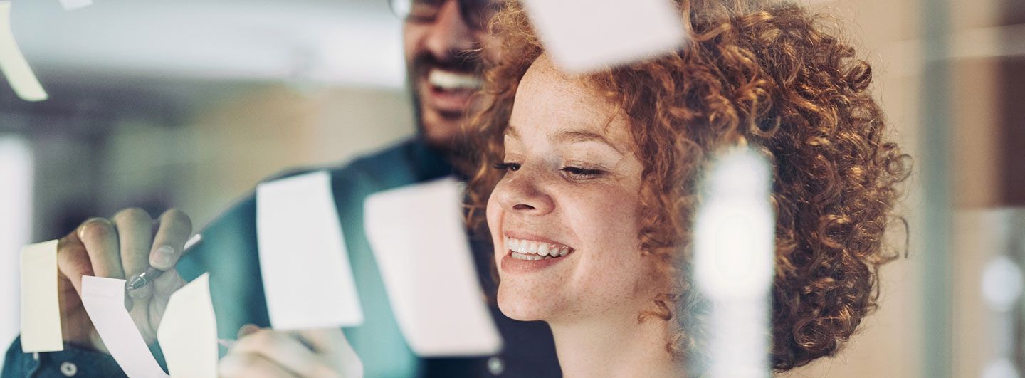 People working on strategy